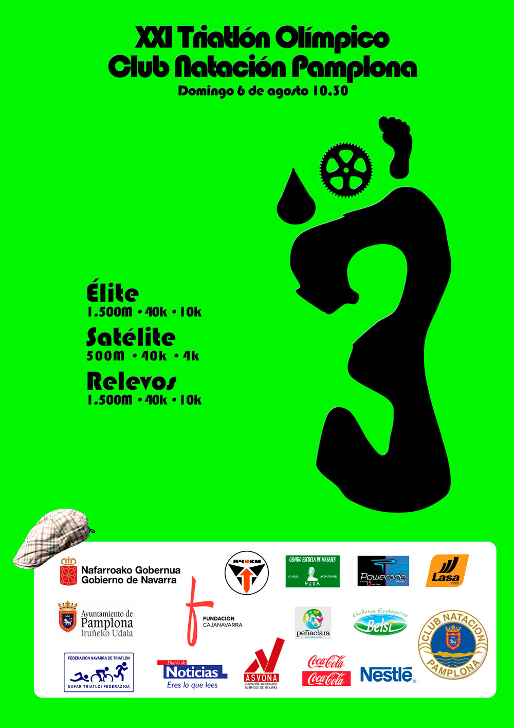 Cambio de recorrido ciclista en el Triatl&oacute;n Club Nataci&oacute;n Pamplona